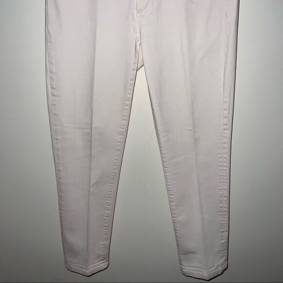 LOFT Blush Pink Modern Cuffed Crop Jeans - Picture 4 of 10